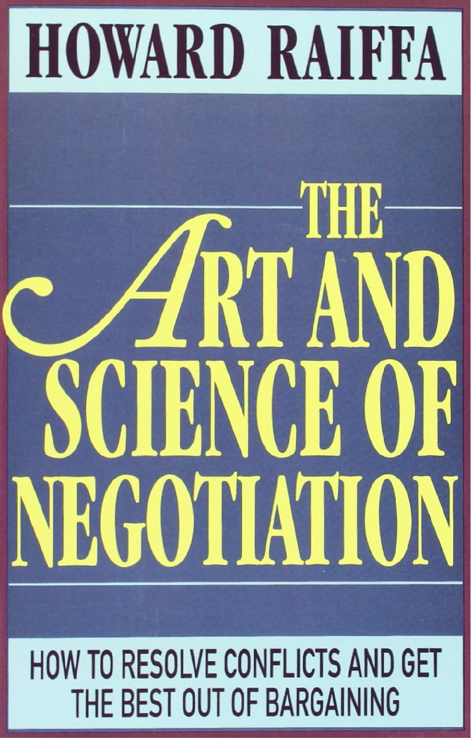 The art and science of negotiation